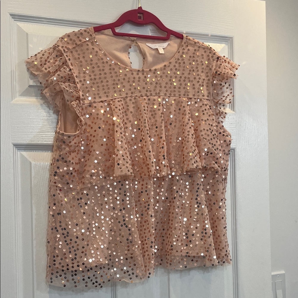 LC Lauren Conrad Pink Blouse